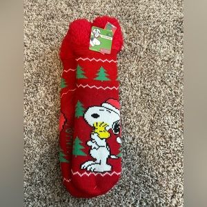 Snoopy slipper socks. New.